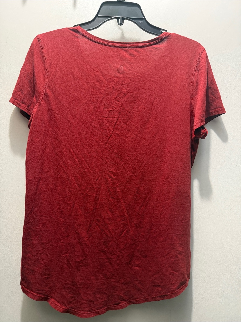 lululemon athletica Red Short Sleeve Crew Tee